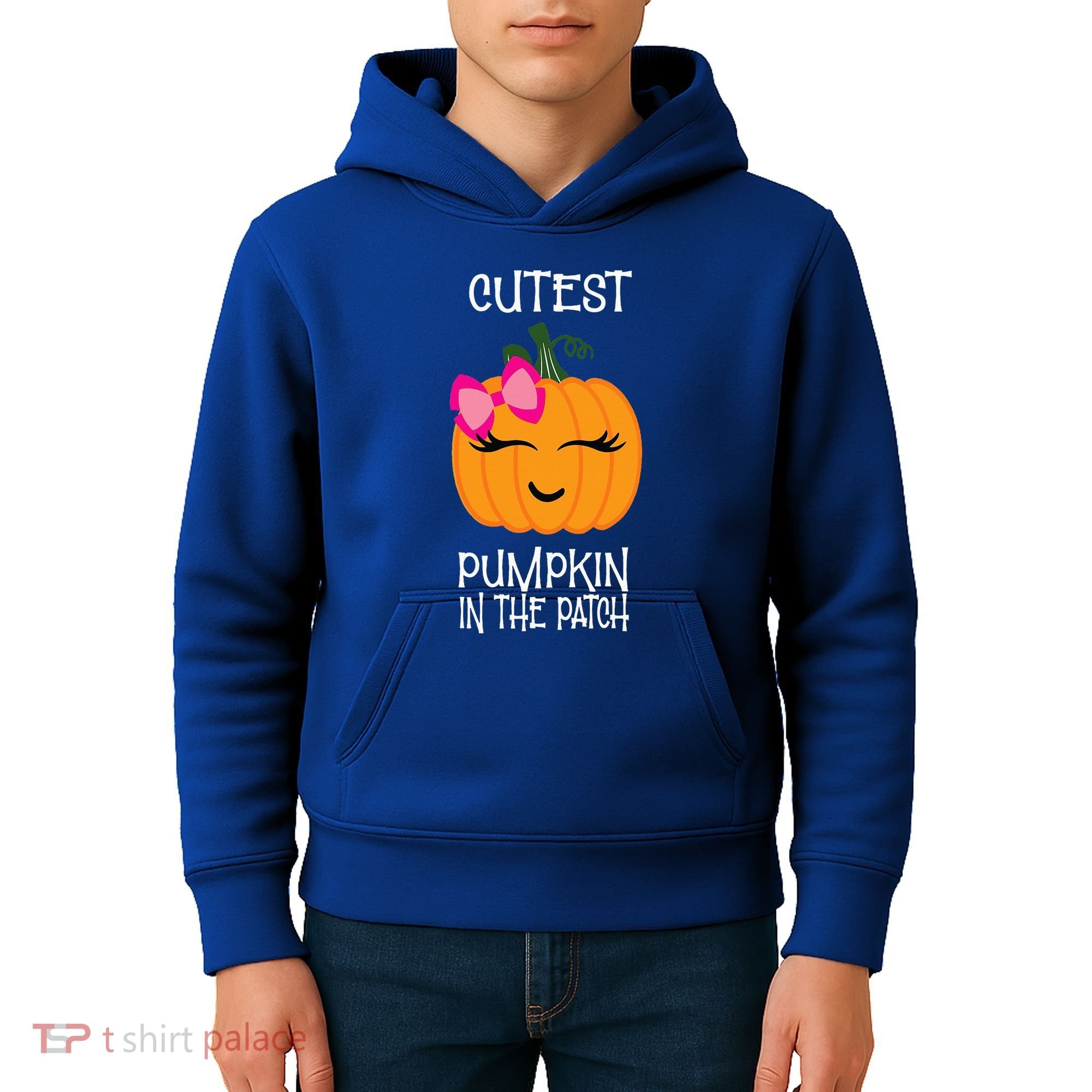 Cutest Coolest Pumpkin In The Patch Halloween Kids Hoodie