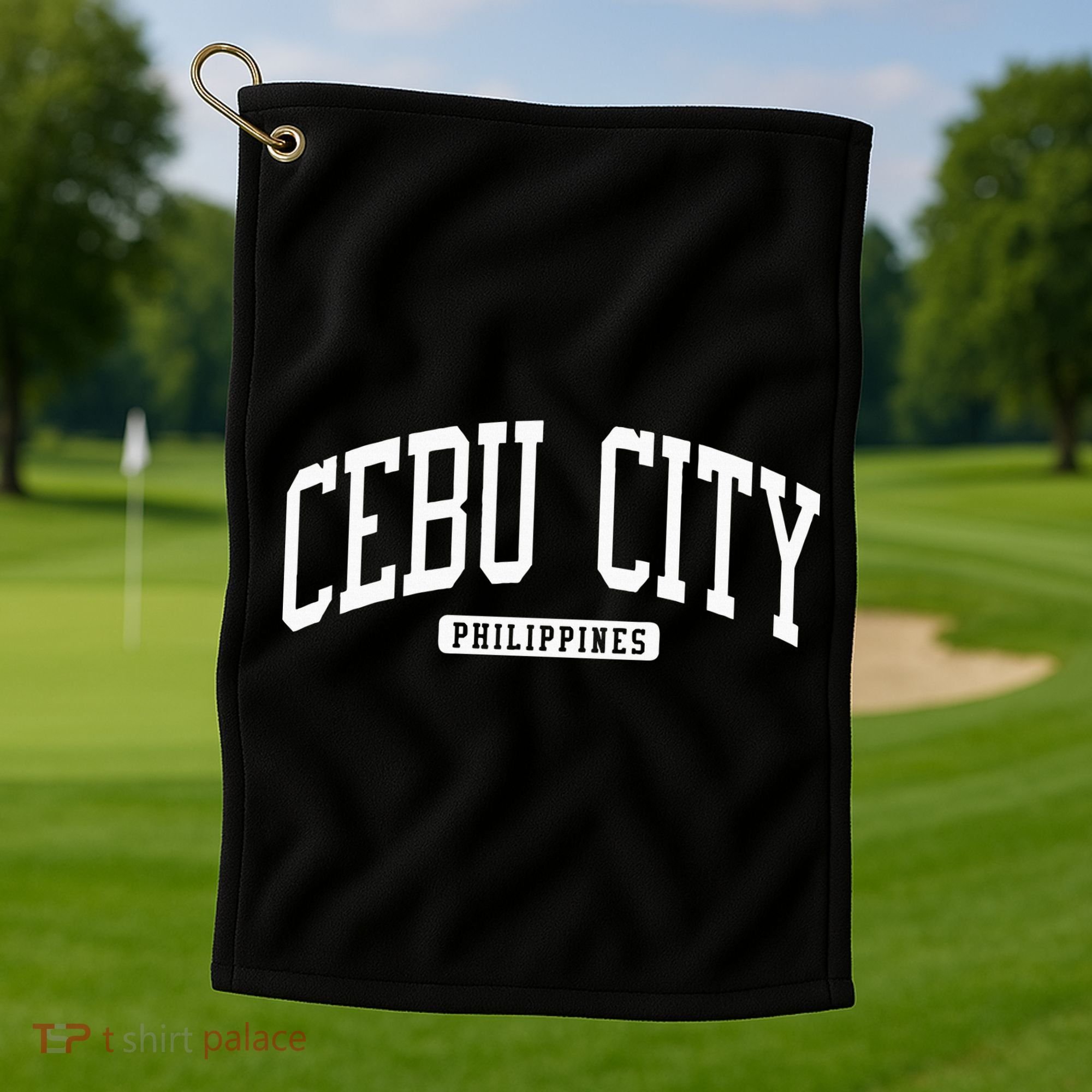 Cebu City Philippines Style Golf Towel