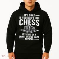 Cool Chess Players Art For Men Chess Lover Novelty Hoodie thumb 2