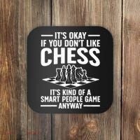 Cool Chess Players Art For Men Chess Lover Novelty Coaster thumb 0