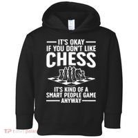 Cool Chess Players Art For Men Chess Lover Novelty Toddler Hoodie thumb 0