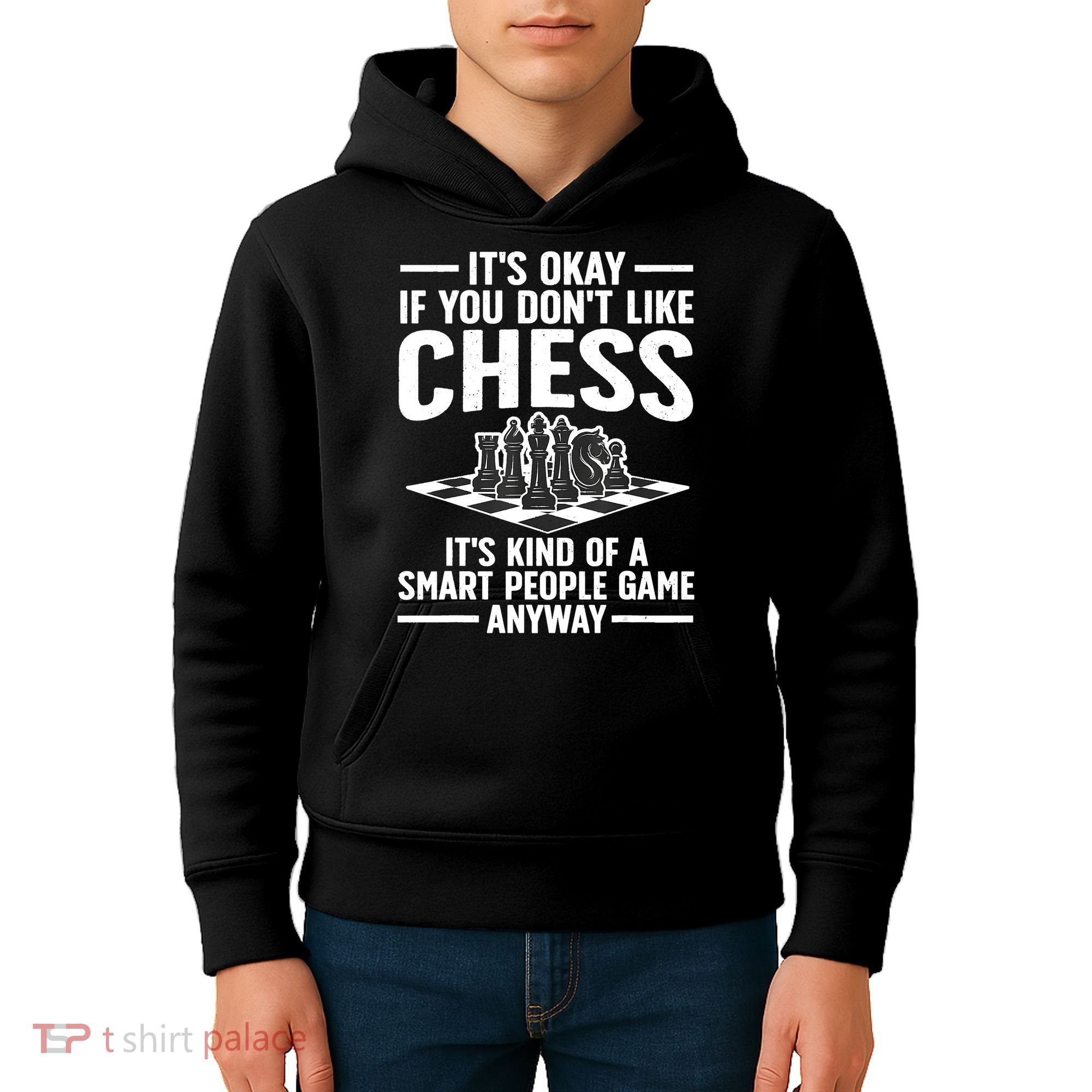 Cool Chess Players Art For Men Chess Lover Novelty Kids Hoodie