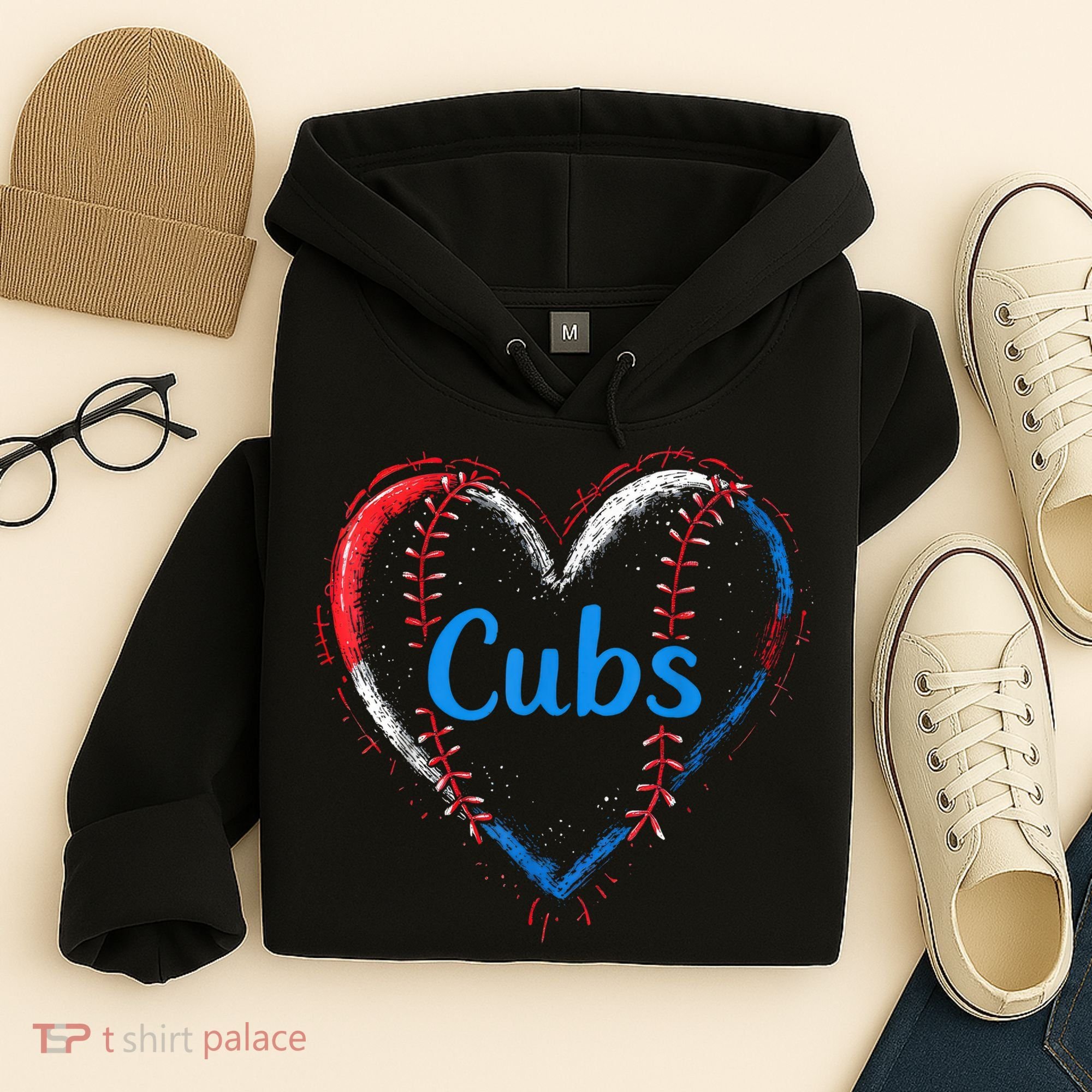 Classic Cubs Proud Name Hearts Lovers Gift  Hoodie