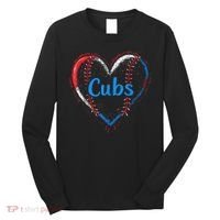 Classic Cubs Proud Name Hearts Lovers Gift  Long Sleeve Shirt thumb 0