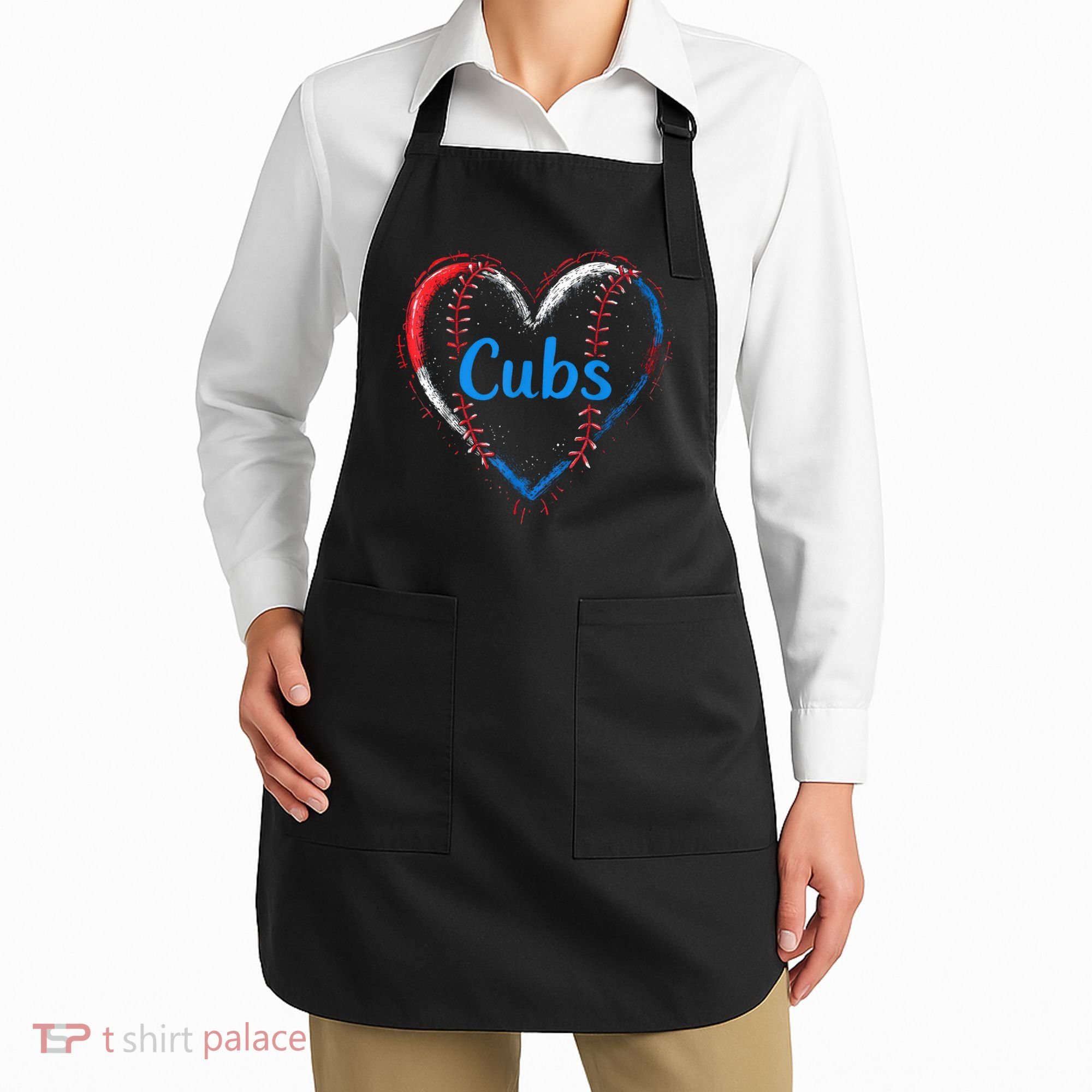 Classic Cubs Proud Name Hearts Lovers Gift  Apron
