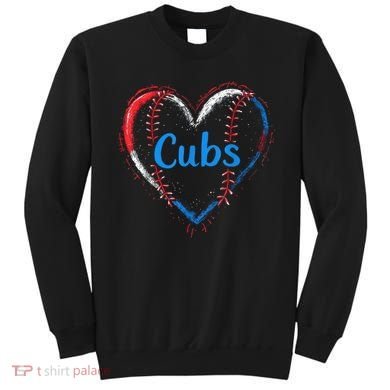 Classic Cubs Proud Name Hearts Lovers Gift  Sweatshirt