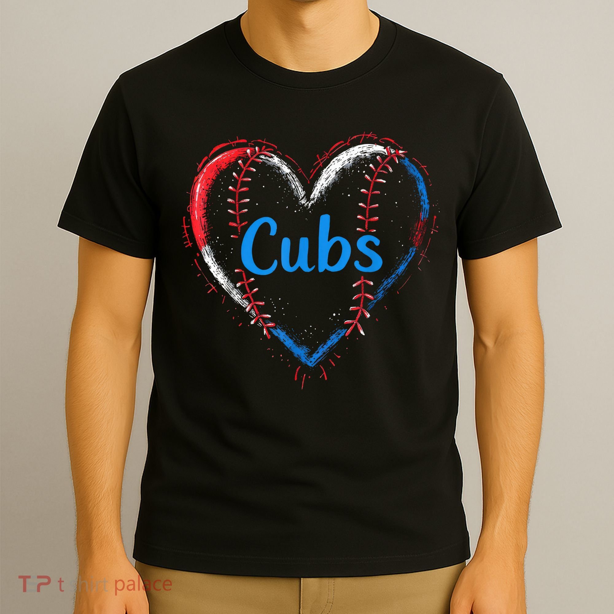 Classic Cubs Proud Name Hearts Lovers Gift  T-Shirt