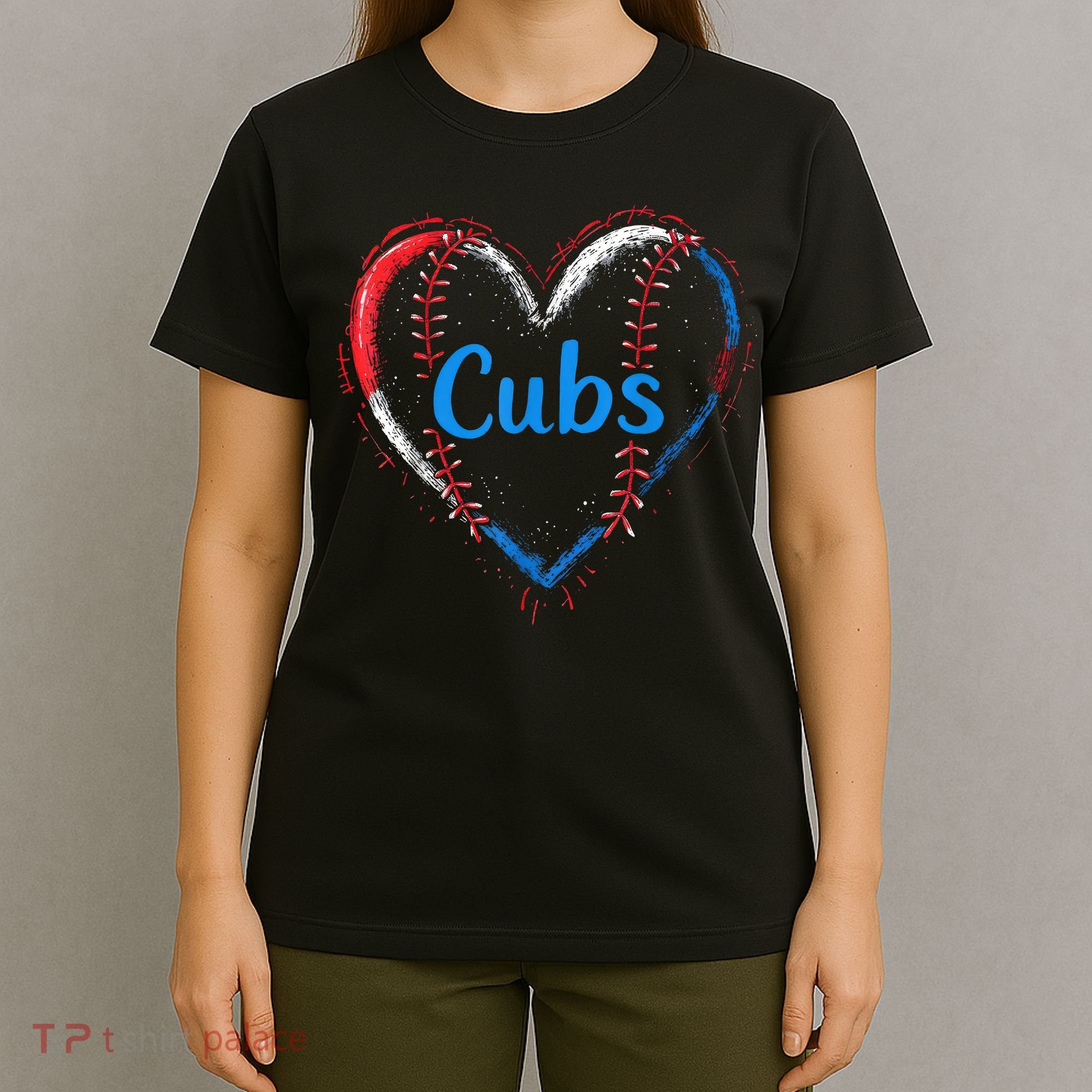 Classic Cubs Proud Name Hearts Lovers Gift  T-Shirt