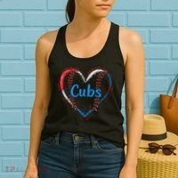 Classic Cubs Proud Name Hearts Lovers Gift  Women's Tank Top thumb 2