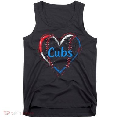 Classic Cubs Proud Name Hearts Lovers Gift  Tank Top