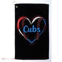 Classic Cubs Proud Name Hearts Lovers Gift  Golf Towel thumb 0