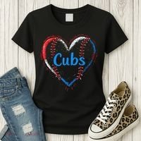 Classic Cubs Proud Name Hearts Lovers Gift  Women's T-Shirt thumb 3