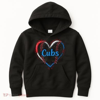 Classic Cubs Proud Name Hearts Lovers Gift  Kids Hoodie