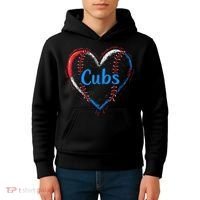 Classic Cubs Proud Name Hearts Lovers Gift  Kids Hoodie thumb 4