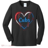 Classic Cubs Proud Name Hearts Lovers Gift  Kids Long Sleeve Shirt thumb 0