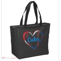 Classic Cubs Proud Name Hearts Lovers Gift  Tote Bag thumb 2