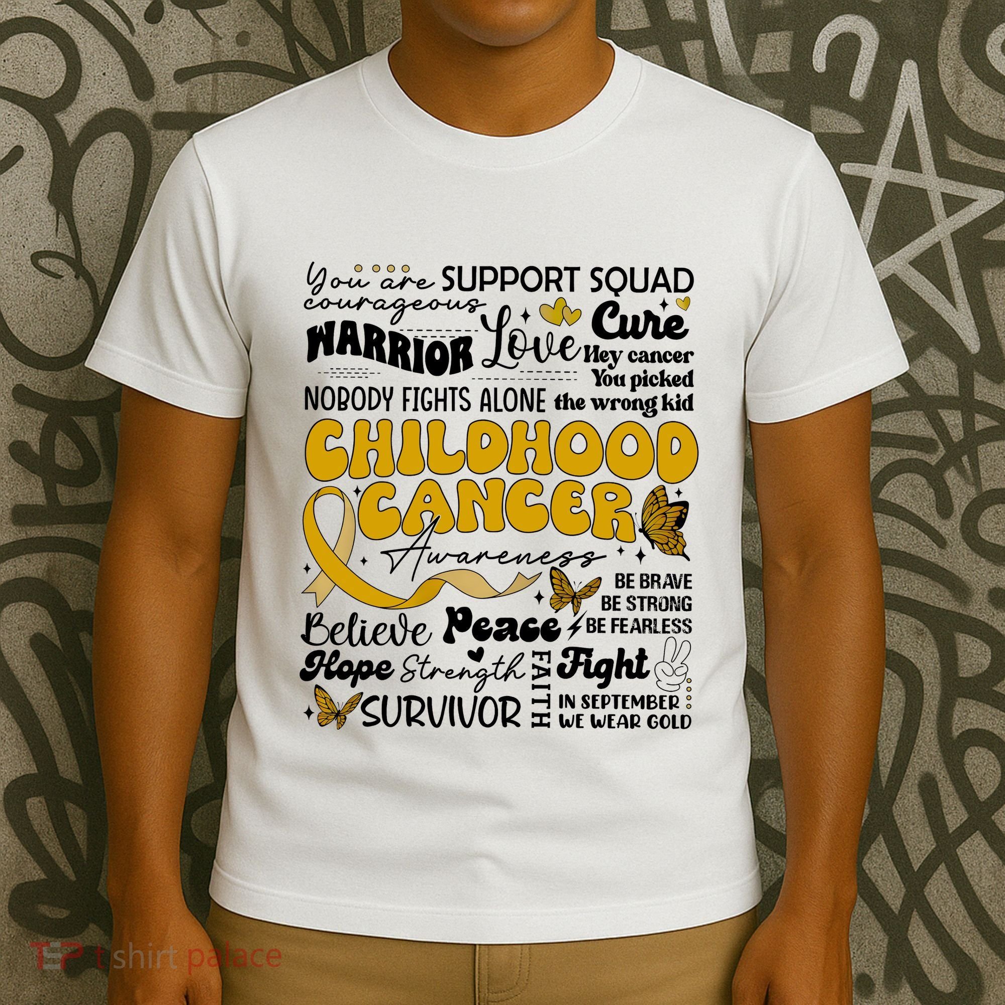 Childhood Cancer Quote Cancer Awareness T-Shirt