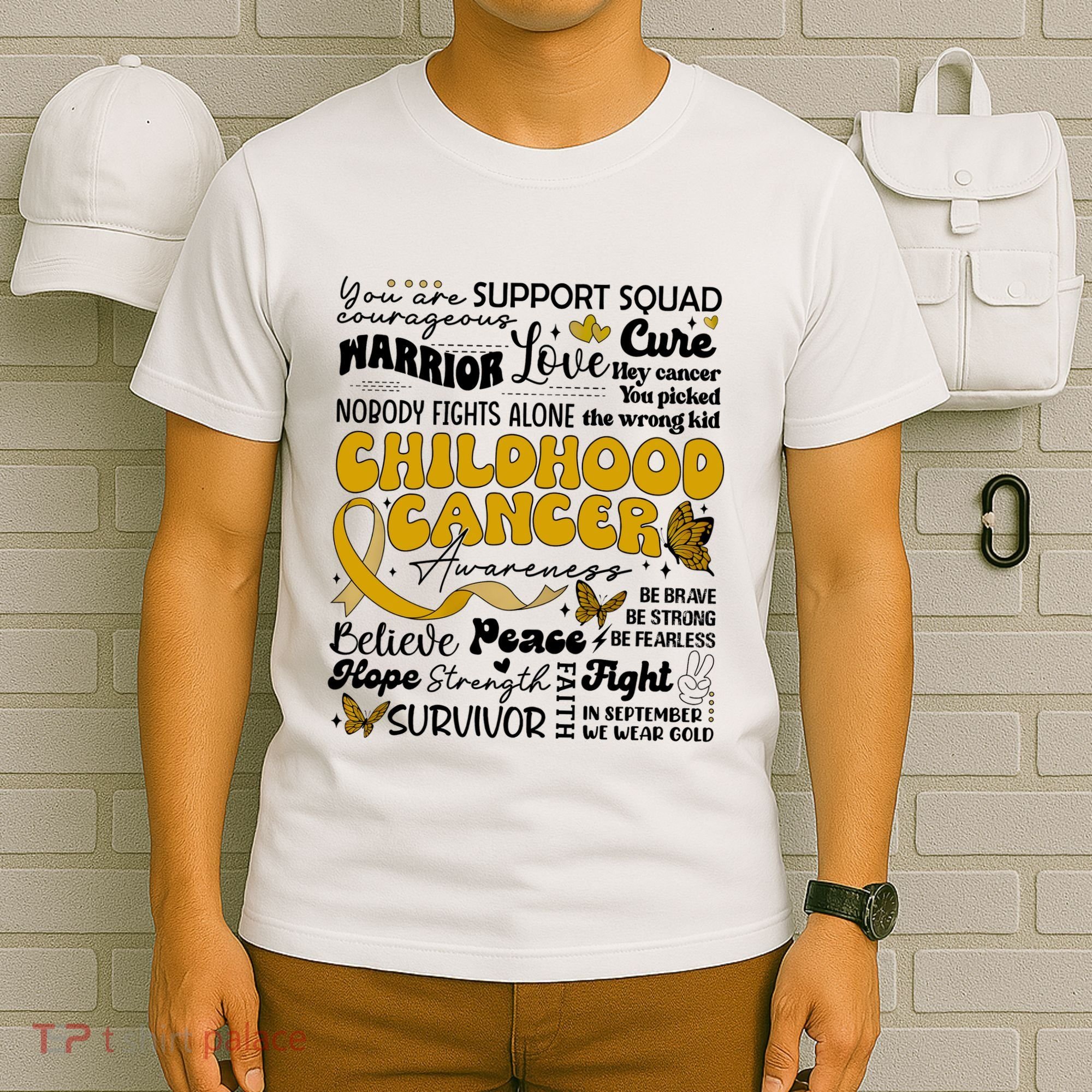 Childhood Cancer Quote Cancer Awareness T-Shirt