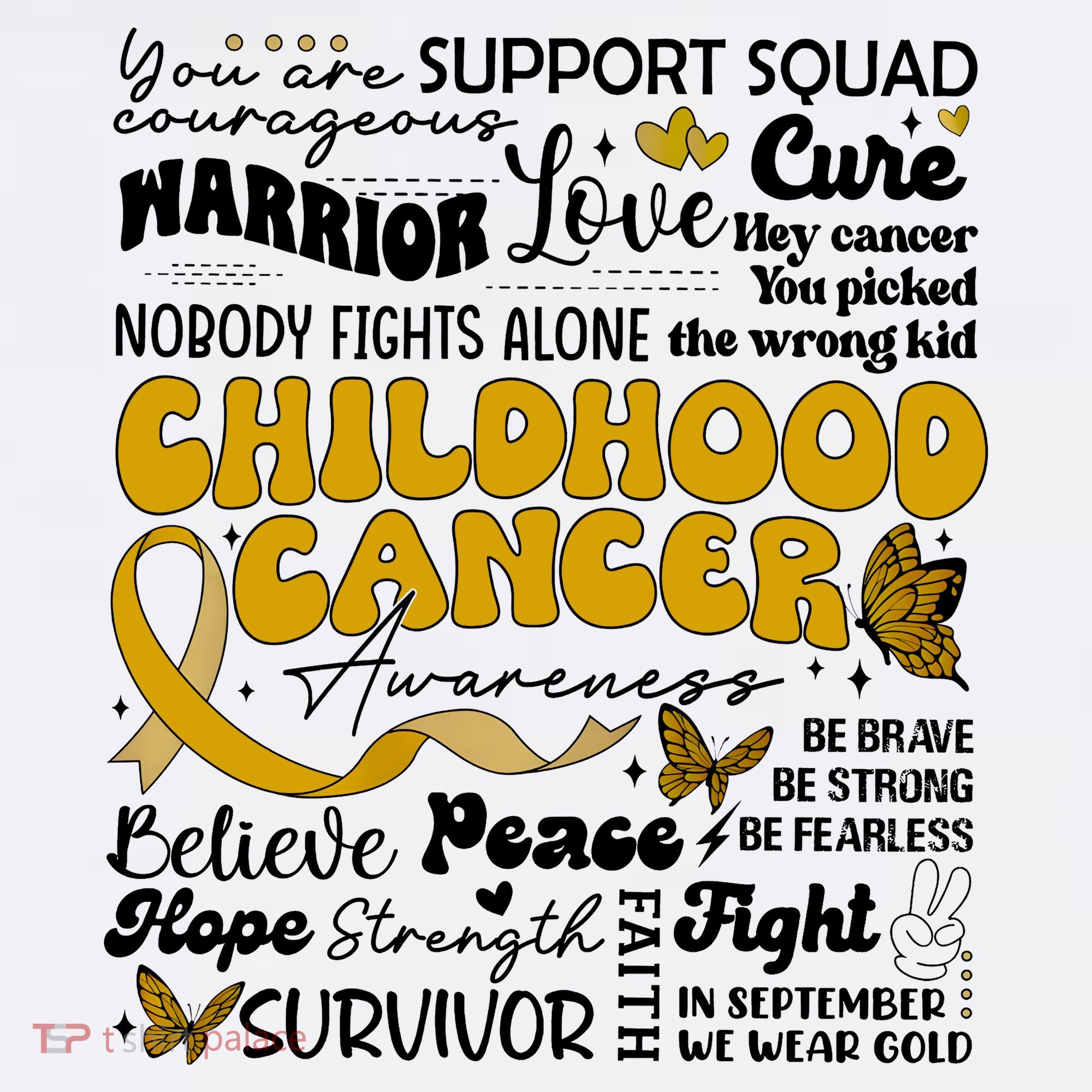 Childhood Cancer Quote Cancer Awareness Women's Tank Top