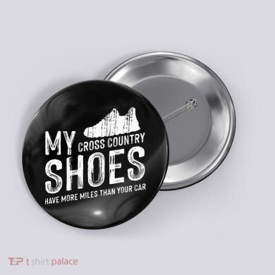 Cross Country Running XC Run Runner Button
