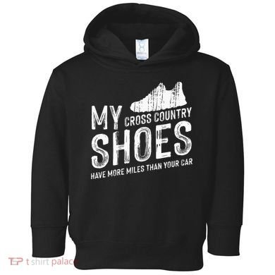Cross Country Running XC Run Runner Toddler Hoodie