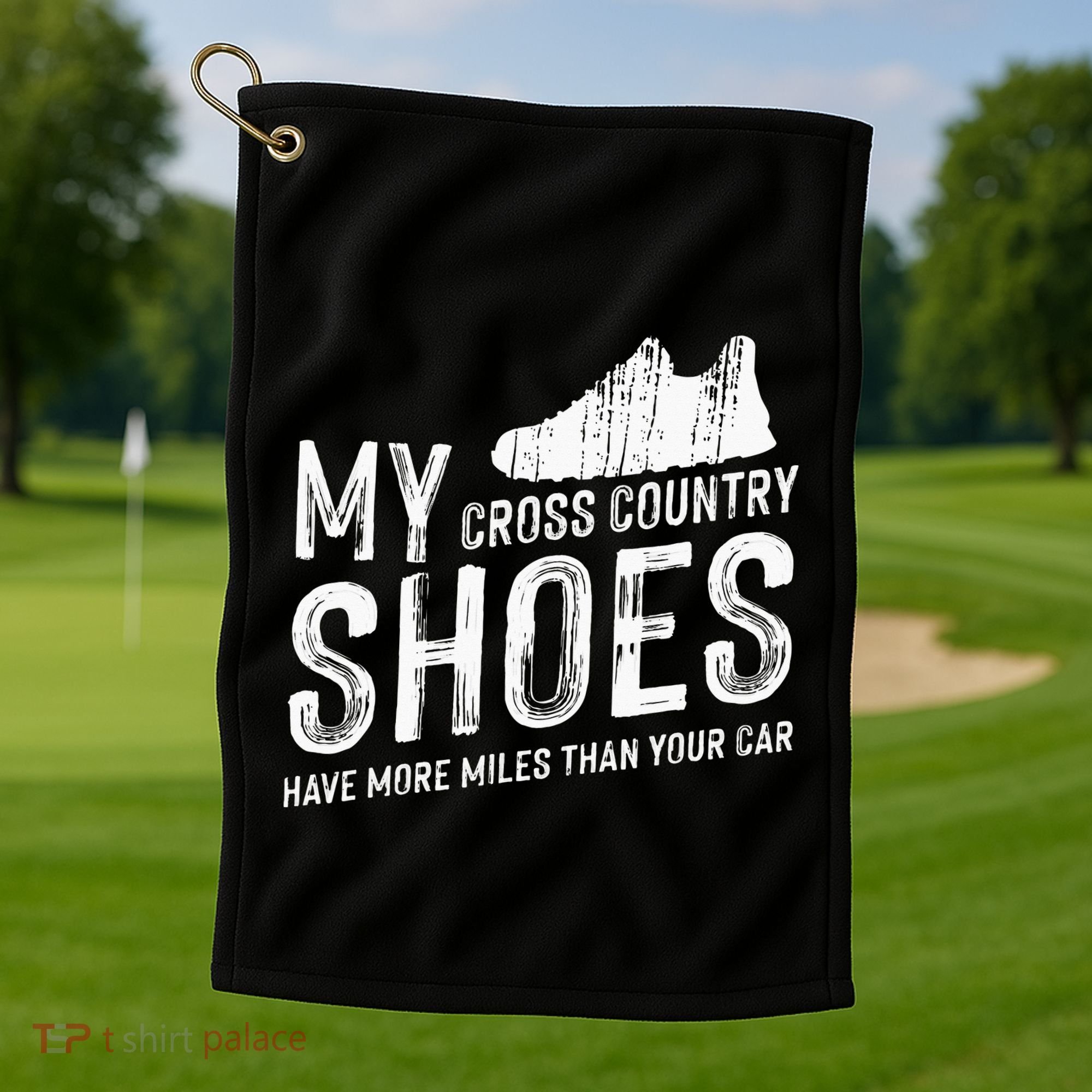 Cross Country Running XC Run Runner Golf Towel