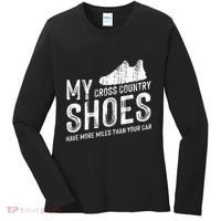 Cross Country Running XC Run Runner Women's Long Sleeve Shirt thumb 0
