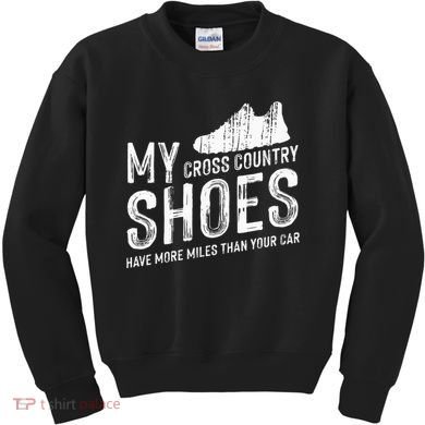 Cross Country Running XC Run Runner Kids Sweatshirt