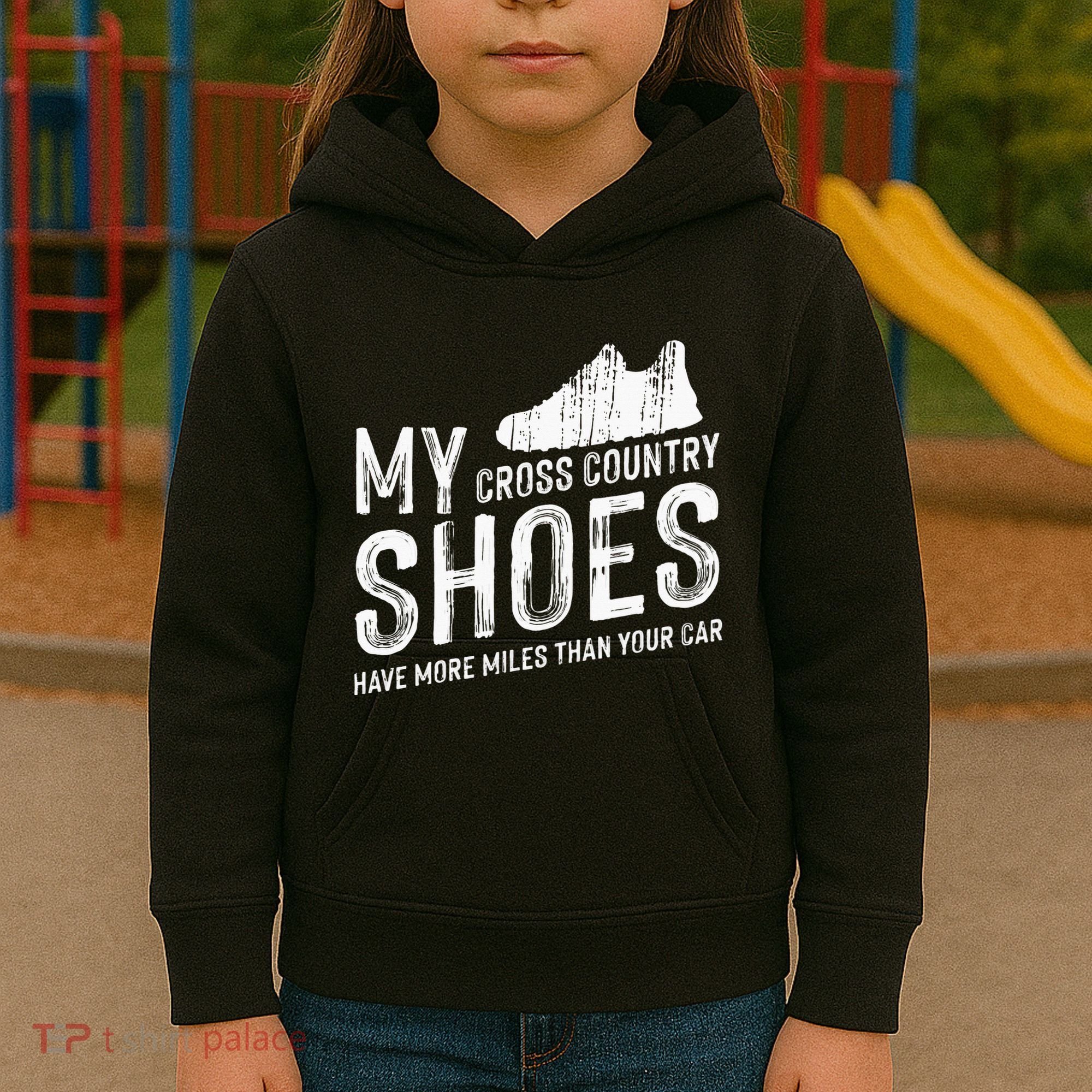 Cross Country Running XC Run Runner Kids Hoodie