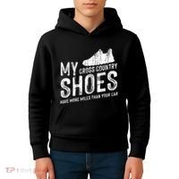 Cross Country Running XC Run Runner Kids Hoodie thumb 4