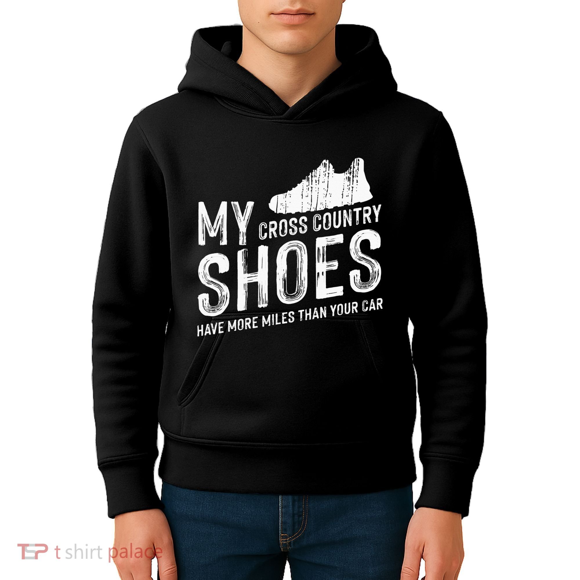 Cross Country Running XC Run Runner Kids Hoodie