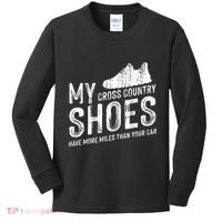 Cross Country Running XC Run Runner Kids Long Sleeve Shirt thumb 0