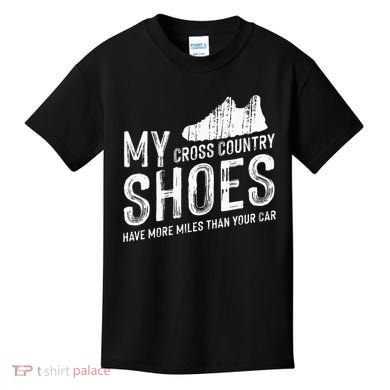 Cross Country Running XC Run Runner Kids T-Shirt