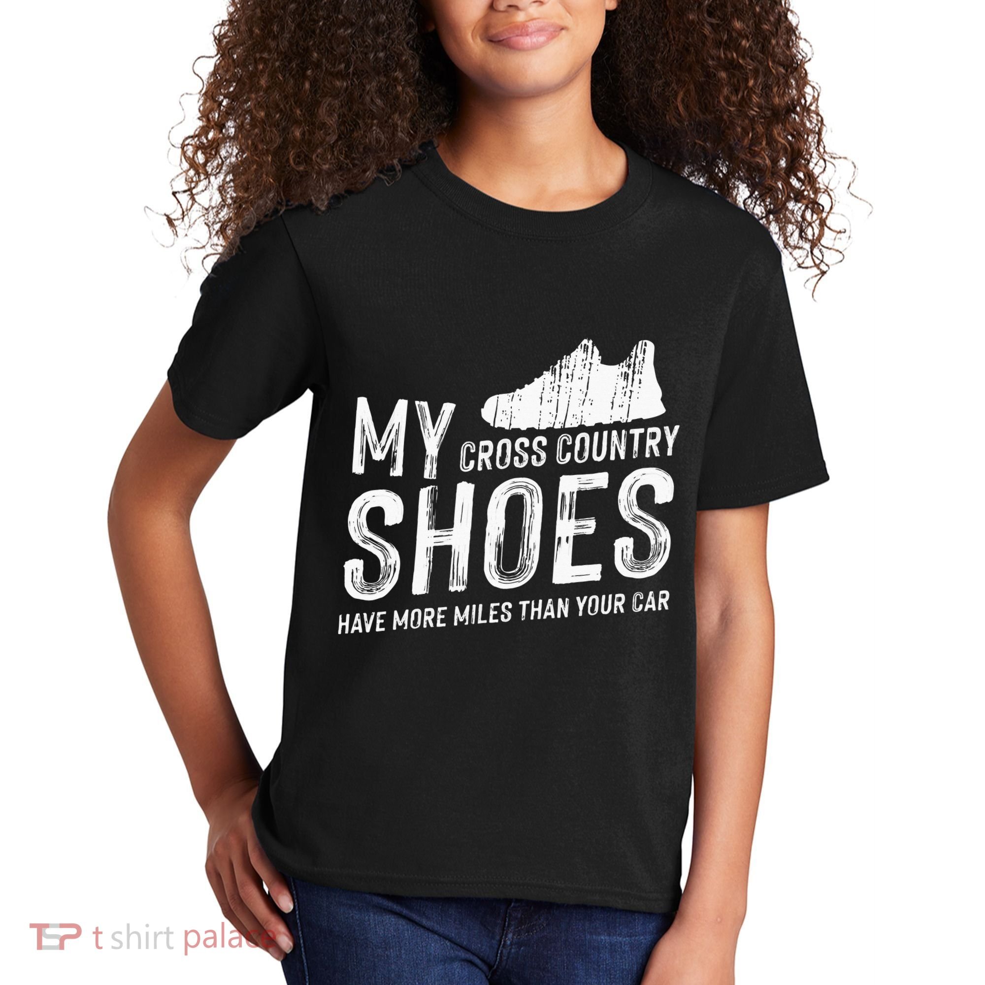 Cross Country Running XC Run Runner Kids T-Shirt
