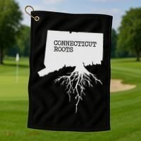 Connecticut Connecticut Roots State Golf Towel thumb 1