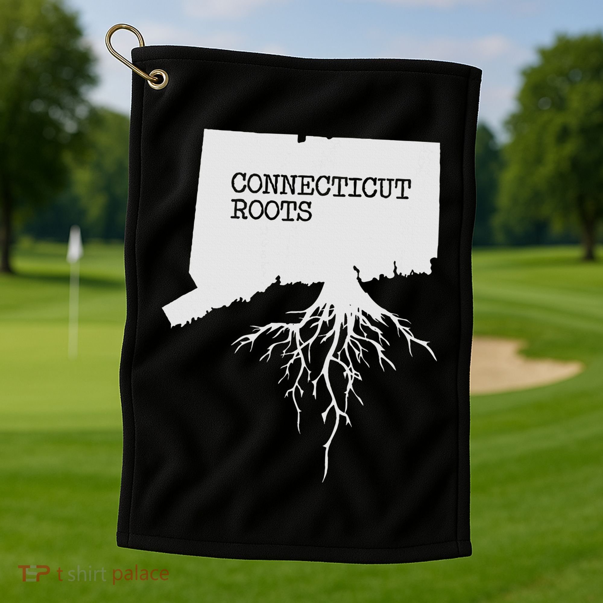Connecticut Connecticut Roots State Golf Towel