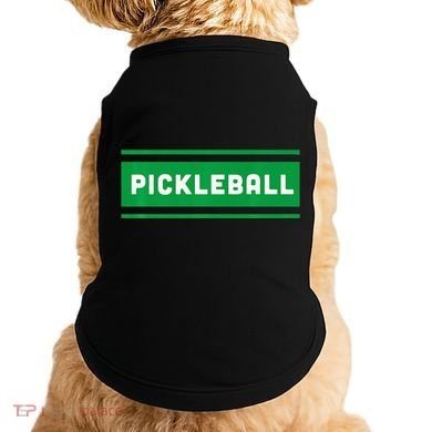 Classic Cool Retro Pickleball Doggie Tank