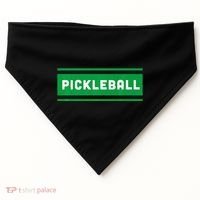 Classic Cool Retro Pickleball USA-Made Doggie Bandana thumb 0