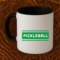 Classic Cool Retro Pickleball Coffee Mug thumb 2