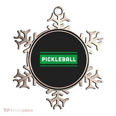 Classic Cool Retro Pickleball Ornament