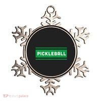 Classic Cool Retro Pickleball Ornament thumb 0