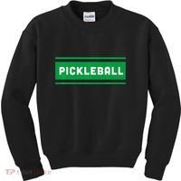 Classic Cool Retro Pickleball Kids Sweatshirt thumb 0
