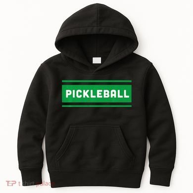Classic Cool Retro Pickleball Kids Hoodie