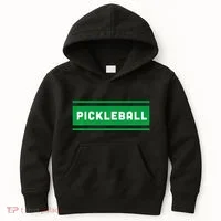 Classic Cool Retro Pickleball Kids Hoodie thumb 0