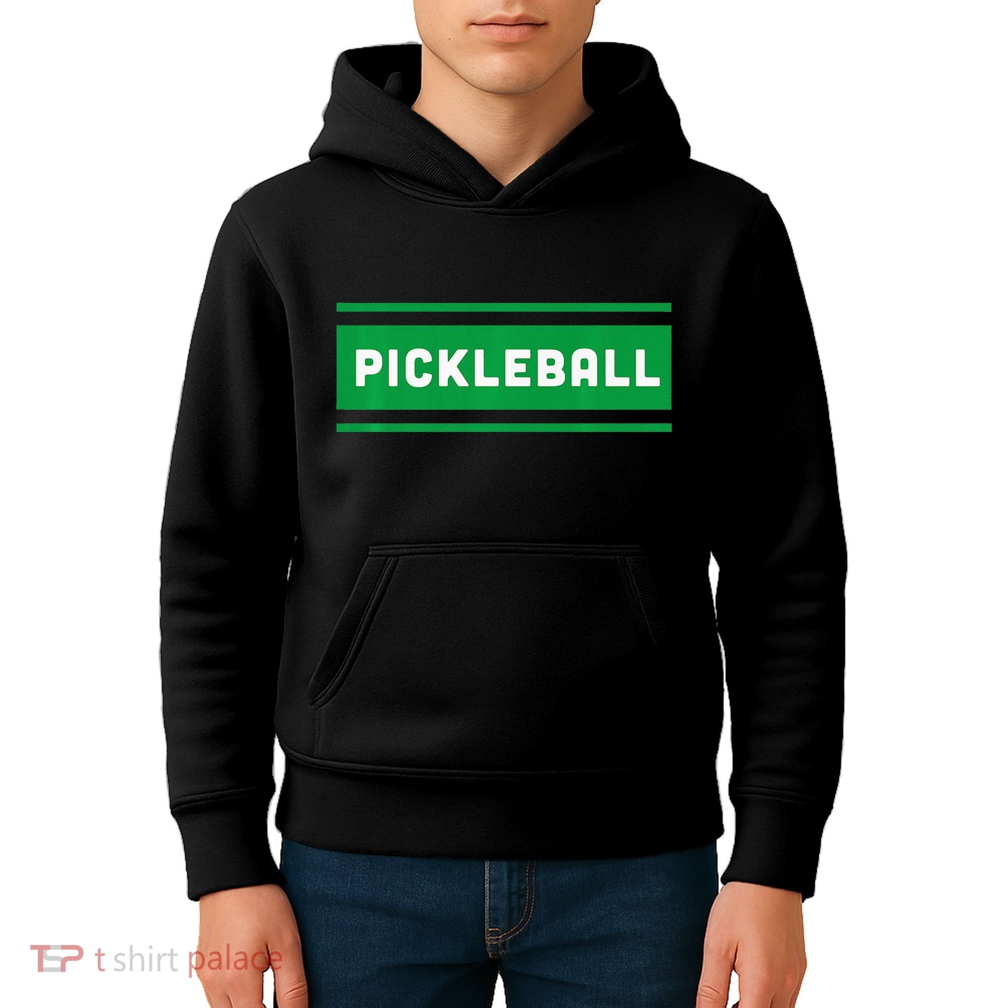 Classic Cool Retro Pickleball Kids Hoodie