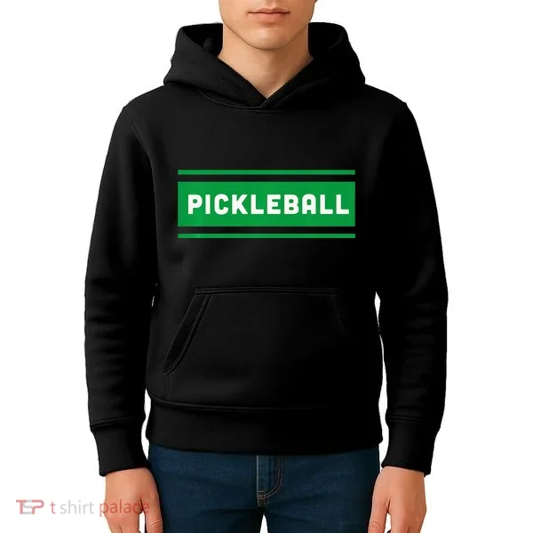 Classic Cool Retro Pickleball Kids Hoodie