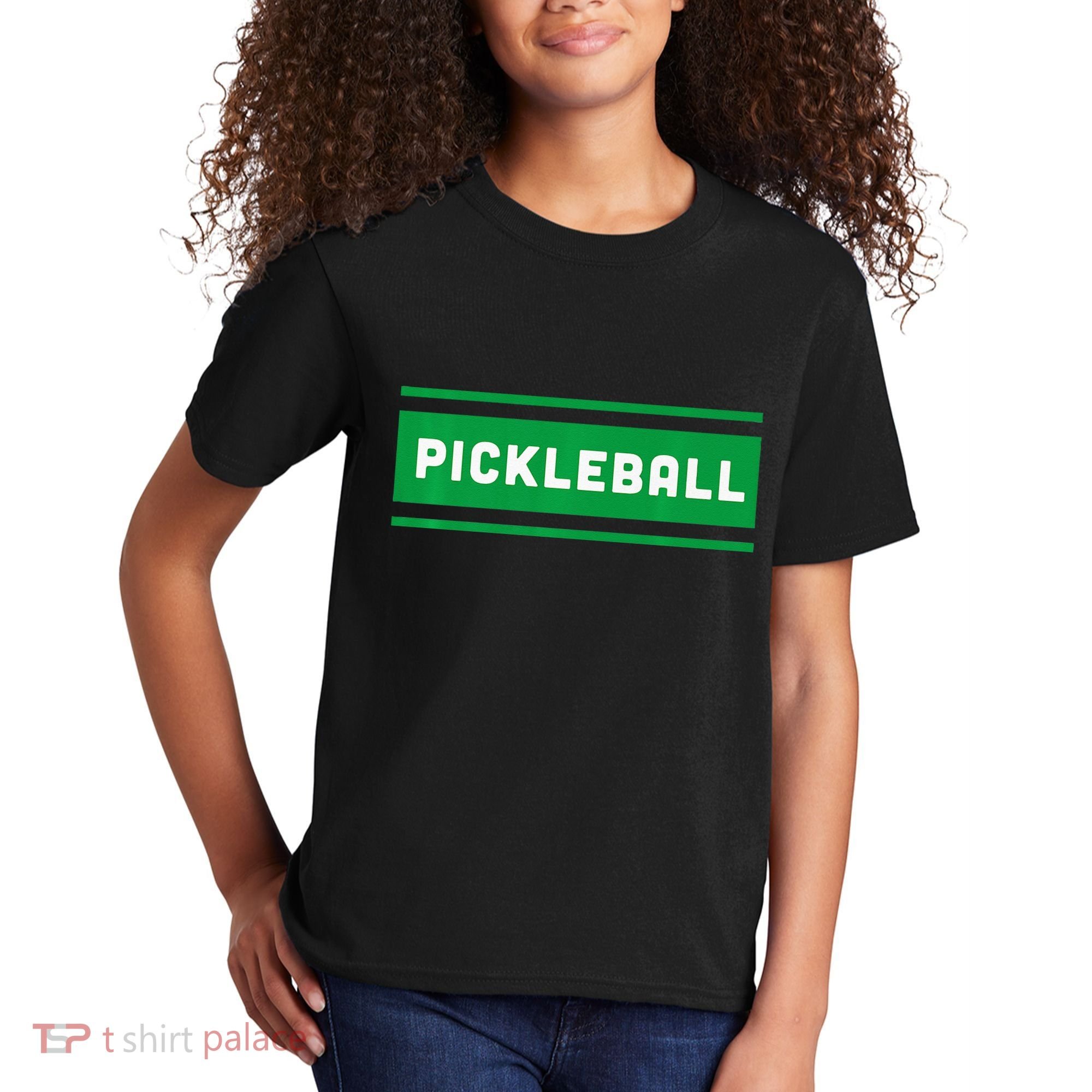 Classic Cool Retro Pickleball Kids T-Shirt
