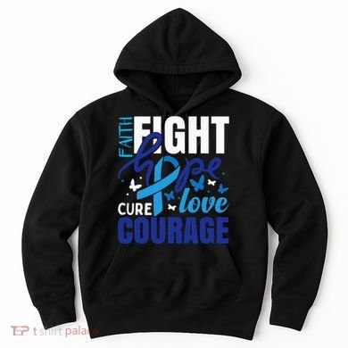Colorectal Cancer Ribbon Hoodie