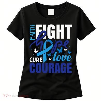 Colorectal Cancer Ribbon Women's T-Shirt