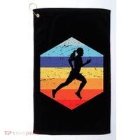Cross Country Running Women Golf Towel thumb 0